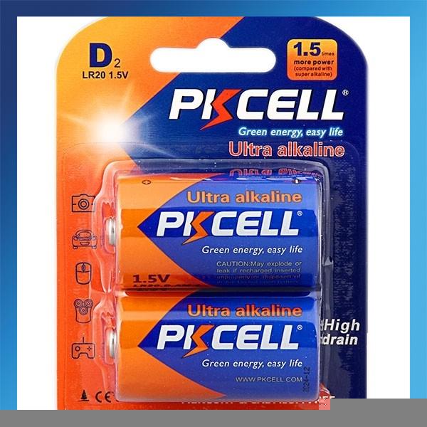 Batterie alkaline PKCELL LR20 1 5V Ultra