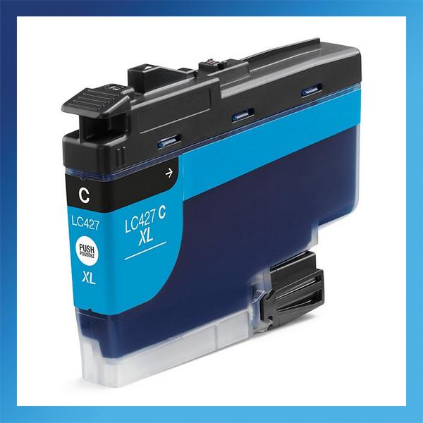 Cartuccia Compatibile Brother LC-427XLC Ciano Cartuccia Compatibile Brother LC-427XLC Ciano - immagine 1