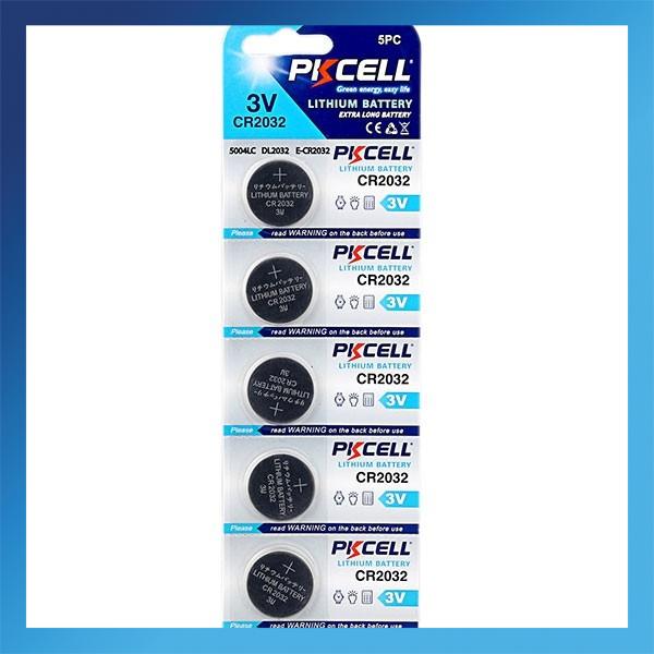 Pila al litio PKCELL CR2032 3V blister da 5PZ