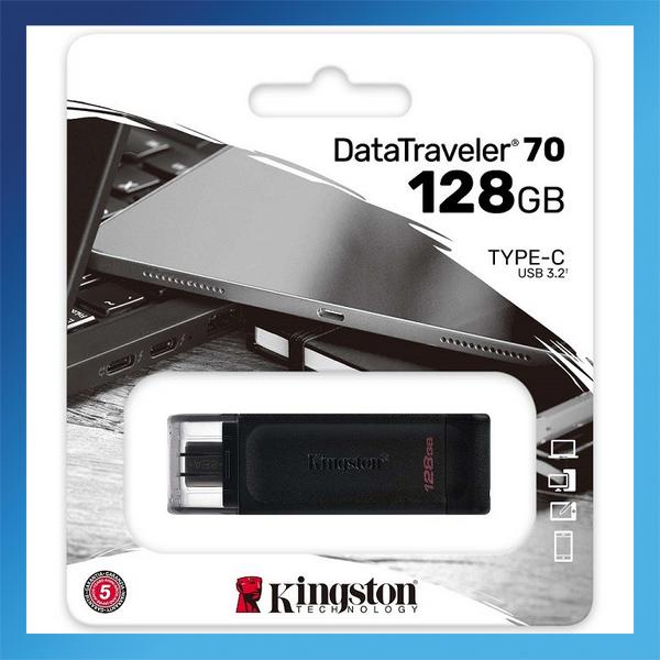 Pen Drive USB-C 3 2DT70 128GB Kingston