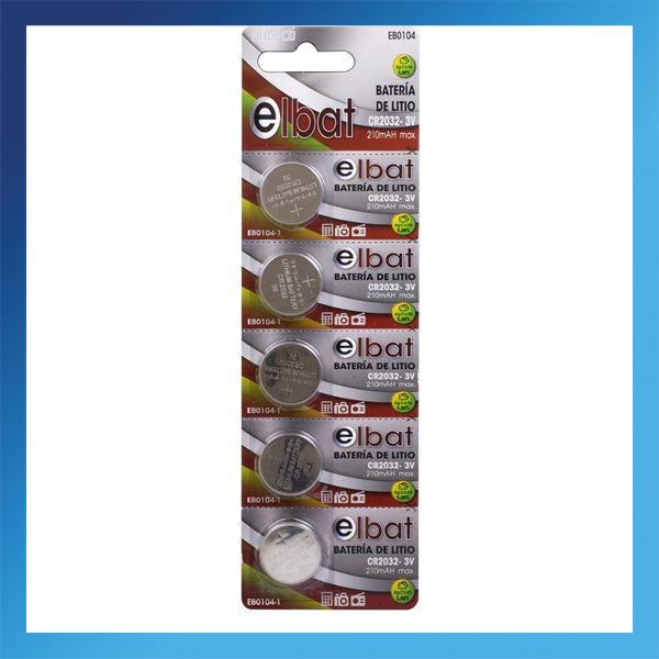 Pila al litio Elbat CR2032 3V blister da 5PZ