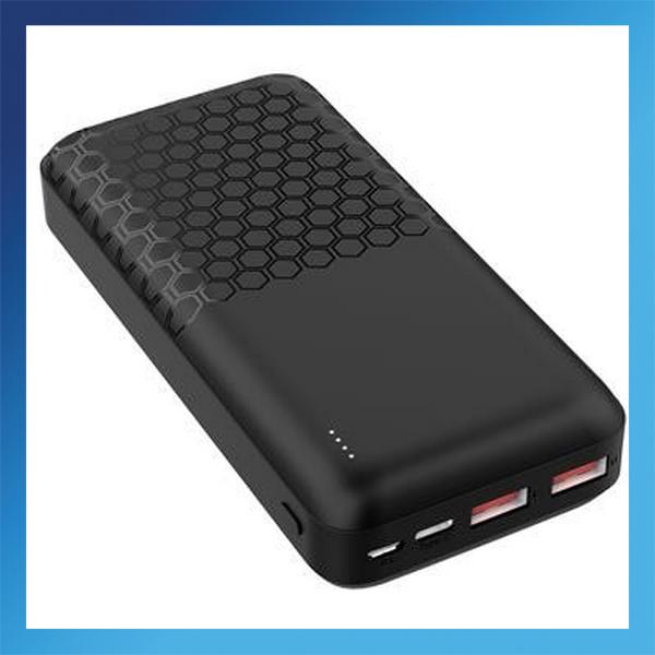 Power Bank 20000mAh Polimeri 20W PD 22,5 QC Nero