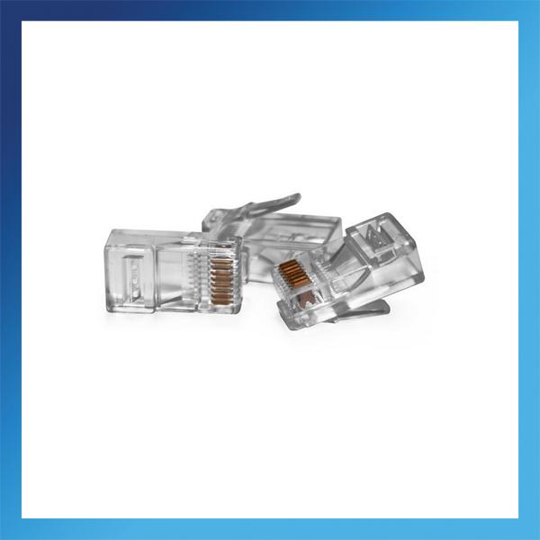 Connettori Trasparenti RJ45 UTP Vultech 50 Pz  8P8