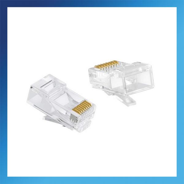 Connettori Vultech trsparenti passanti RJ45 Cat6 U